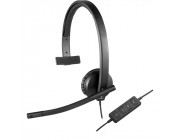 Logitech USB Mono Headset H570e, Business Headset: 31.5 Hz - 20 kHz, Microphone: 100 Hz - 18 kHz, In-line audio controls, USB